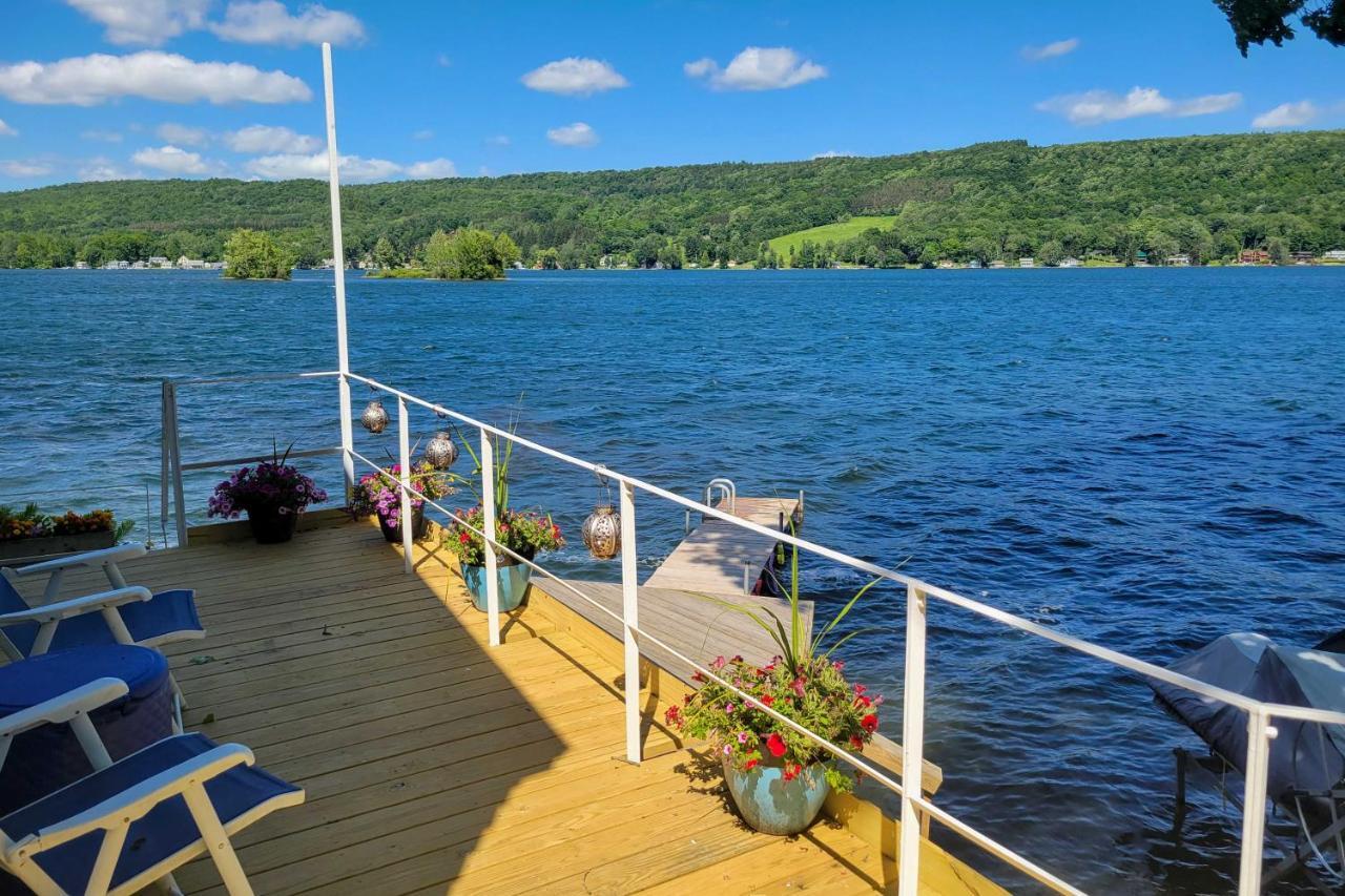 Waterfront Deruyter Home With Private Dock! New Woodstock 外观 照片