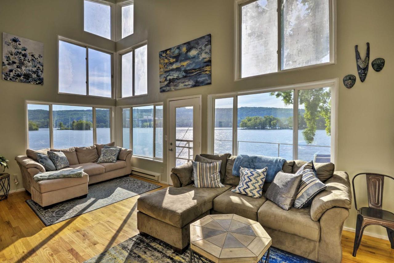 Waterfront Deruyter Home With Private Dock! New Woodstock 外观 照片