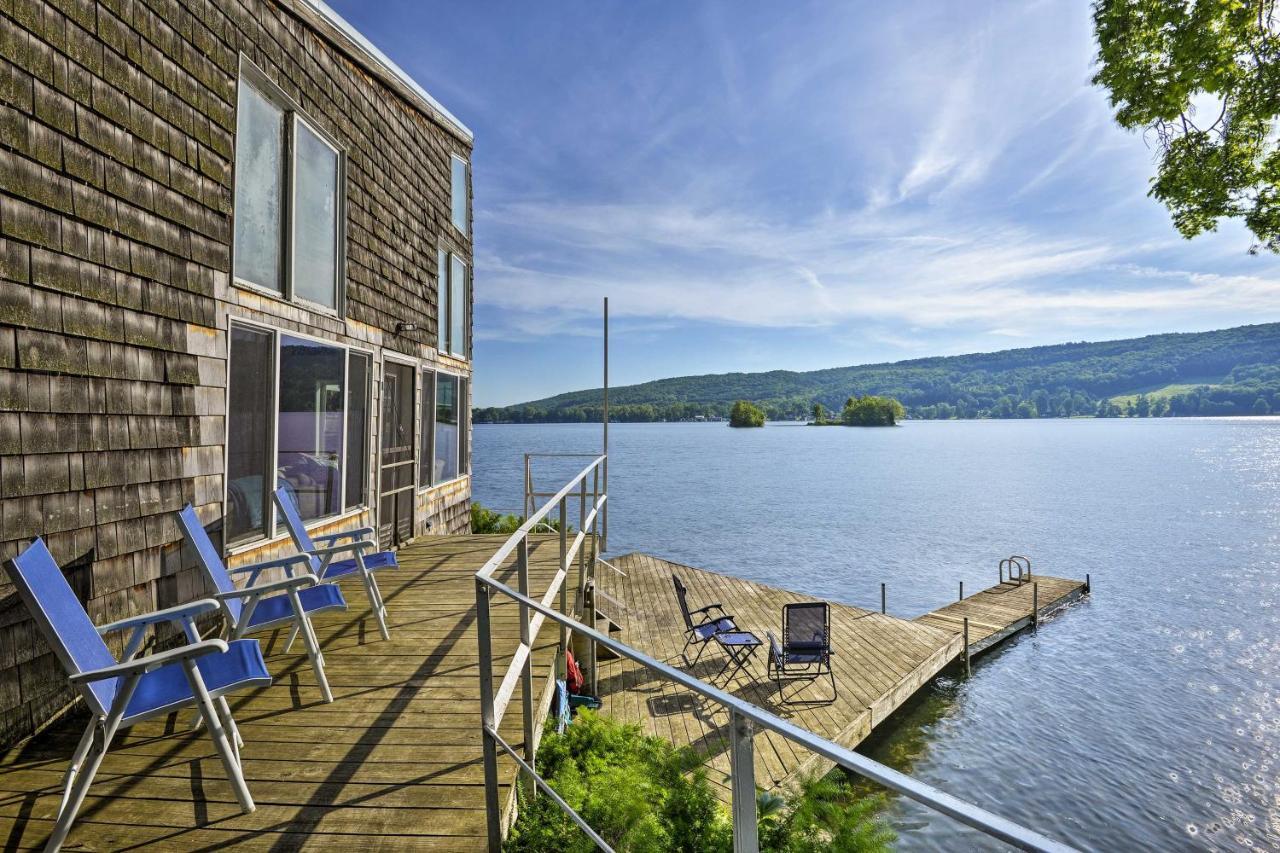 Waterfront Deruyter Home With Private Dock! New Woodstock 外观 照片